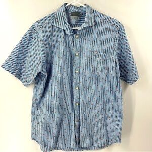 Thomas Dean ShortSleeve button‎ down Shirt